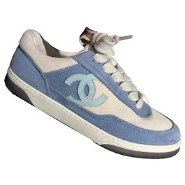 Chanel Sneaker aus Leder mehrfarbig 36
