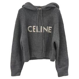 Pull en laine gris Céline