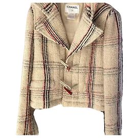 Cappotto Chanel in lana multicolore Taglia 42
