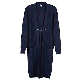 Hermès Strickwaren aus schwarzem Kaschmir 34 FR