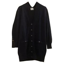 Chanel Strickjacke aus Kaschmir Navy