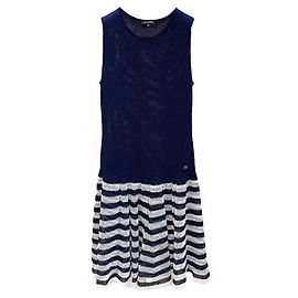 Vestido Chanel de viscosa multicolor Talla 38