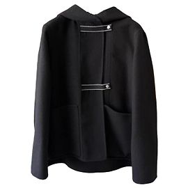Cappotto Hermès nero in cashmere