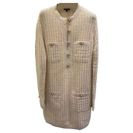 Chanel Kleid aus Wolle Mehrfarbig Größe 38