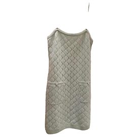Vestido Chanel de algodón multicolor Talla 34