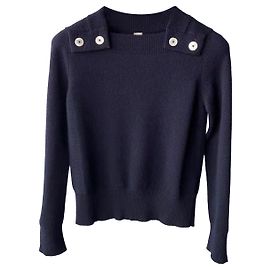 Hermès Strickjacke aus Kaschmir in Navy
