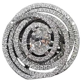 Anéis Chanel Multicoloridos
