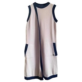 Vestido Chanel de cashmere 38 FR