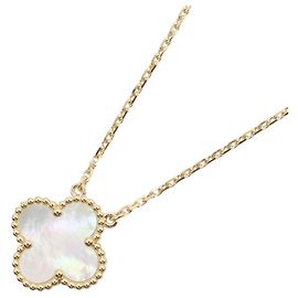 Collana Van Cleef & Arpels Vintage Alhambra in madreperla
