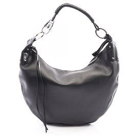 Borsa a tracolla Gucci in pelle nera