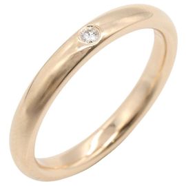 Autre Marque Anillo alianza Tiffany & Co. de oro rosa de 18K y diamantes