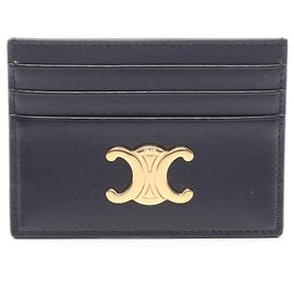 Céline Tarjetero de piel Triomphe Celine