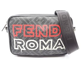 Borsa a tracolla Fendi in tela rivestita