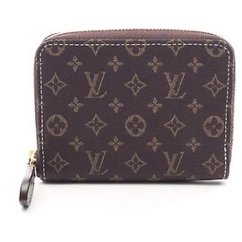Louis Vuitton Zippy Münzbeutel in Brown Monogram Idylle