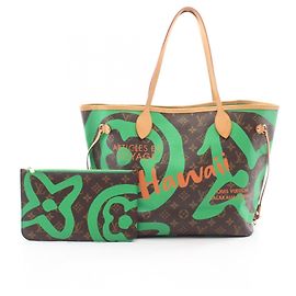 Louis Vuitton Neverfull MM Hawaii Limited Edition Tote Bag