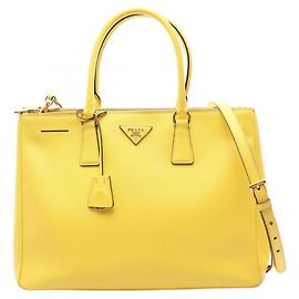 Bolso Tote 2-Way Prada Saffiano Lux Yellow