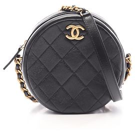Chanel Matelassé Runde Mini Schultertasche