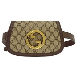 Gucci Blondie Gürtel GG beschichtetes Canvas