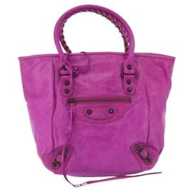Balenciaga Classic Studs Sunday Tote Leather Medium