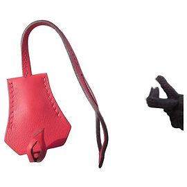 Hermès Clochette Taschenanhänger rot