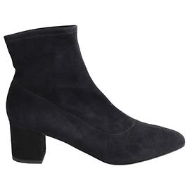 Lk Bennett Grove Stiefeletten aus schwarzem Wildleder Größe 38