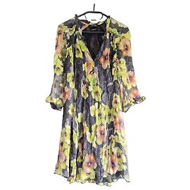 Isabel Marant Seidenkleid mit Blumenprint