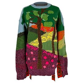 Stella Mc Cartney Pull en jacquard Tree Of Life Stella McCartney en laine multicolore