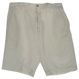 Pantaloncini Classic Fit Polo Ralph Lauren in lino bianco