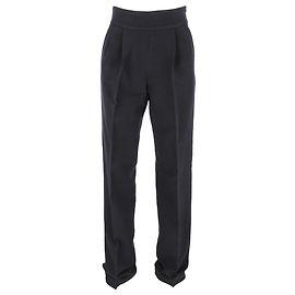 Pantalones Dries Van Noten en lana negra