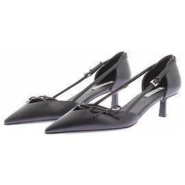 Sapatos de salto Prada em couro preto 39.5