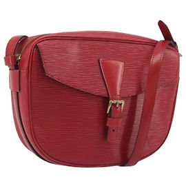 LOUIS VUITTON Epi Jeune Fille MM Shoulder Bag Red M52157 LV