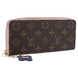 LOUIS VUITTON Monogram Portefeuille Clemence Long Wallet M60742 LV