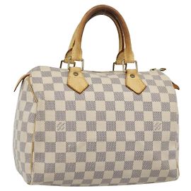 LOUIS VUITTON Damier Azur Speedy 25 Hand Bag N41534 LV