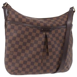 LOUIS VUITTON Damier Ebene Bloomsbury GM Shoulder Bag N42250 LV