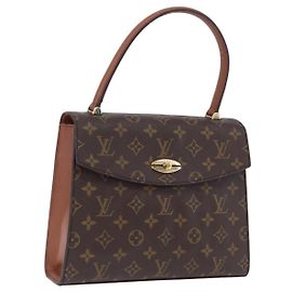 LOUIS VUITTON Monogram Malesherbes Hand Bag M51379 LV