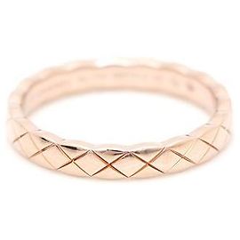 Chanel Anillo Mini Coco Crush en Oro Beige y Oro Rosa