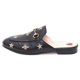 Gucci Prince Town Mule Loafer für Damen mit Horsesbit-Stickerei