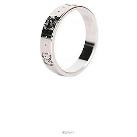 Gucci Anillo Icon Oro Blanco Talla