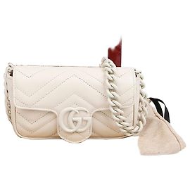 Gucci GG Marmont Gürteltasche White