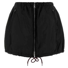 Prada Nylon-Minirock mit Kordzug