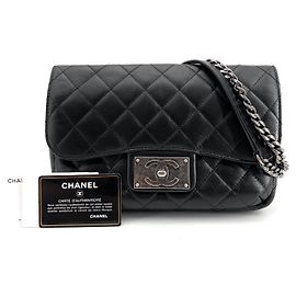 Chanel Schultertasche Classic Silver-Tone Season Bag