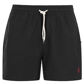 Ralph Lauren Bañador clásico con bordado de Pony Negro