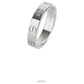 Cartier Love Band Ring aus 18K Weißgold