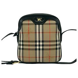 Sac à épaule Burberry Shadow Horse Logo Nova Check Pattern