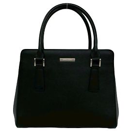Burberry Nova Check Pattern Lederhandtasche