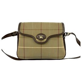Sac à épaule Burberry Shadow Horse Logo Nova Check Pattern