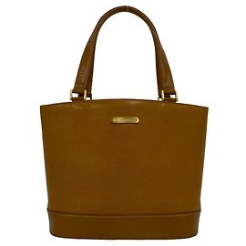 Burberry Nova Check Mini-Tote aus Leder
