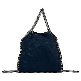 Stella Mc Cartney Borsa Stella McCartney Falabella in eco-pelle blu navy