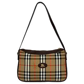 Borsa semi-spalla Burberry Vintage Nova Check Canvas