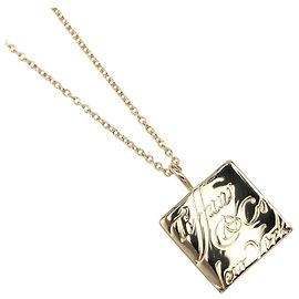 Autre Marque Collar Tiffany Notes Square en oro amarillo de 18K